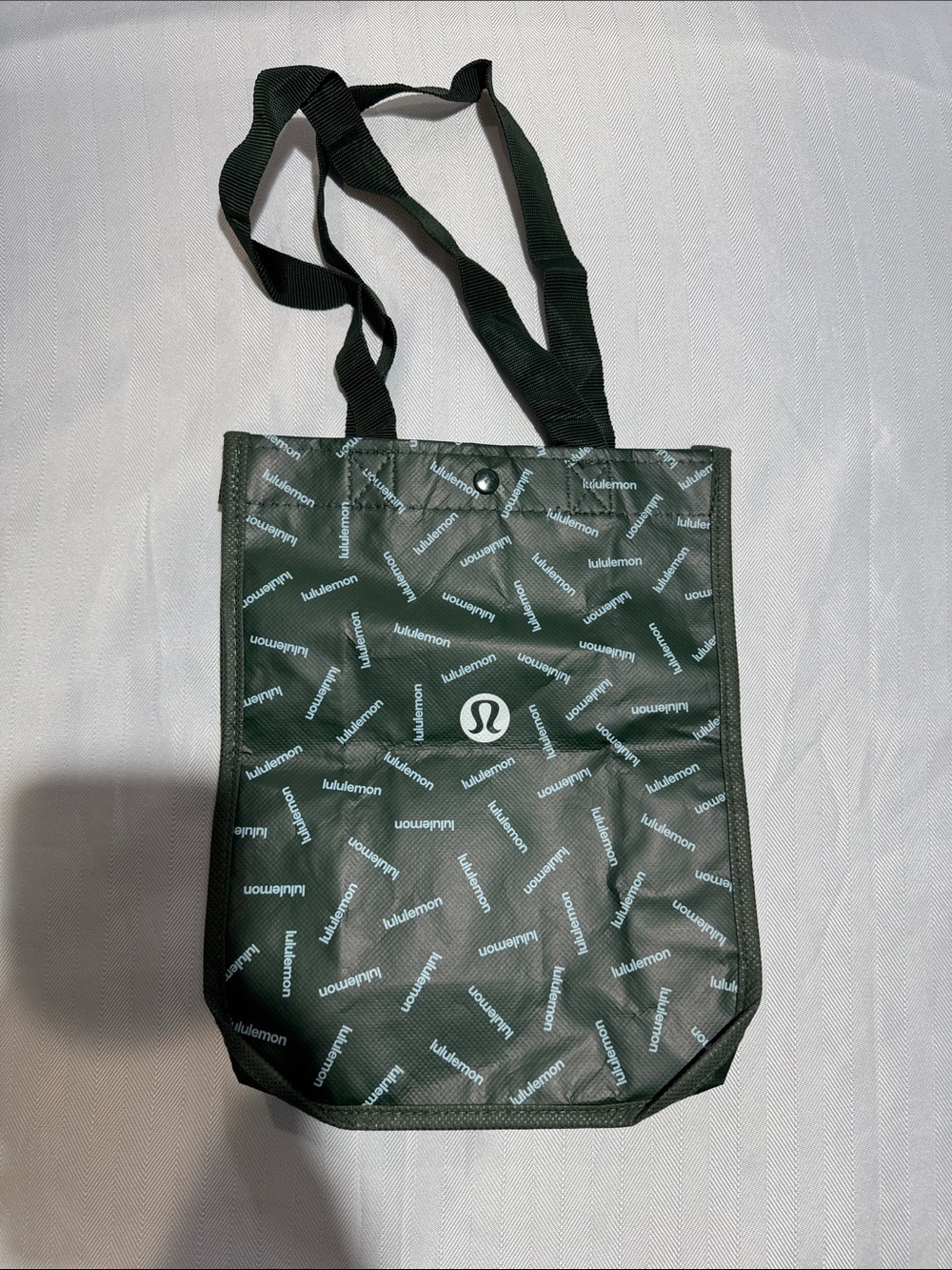 lululemon athletica Dark Green Logo Messenger Tote